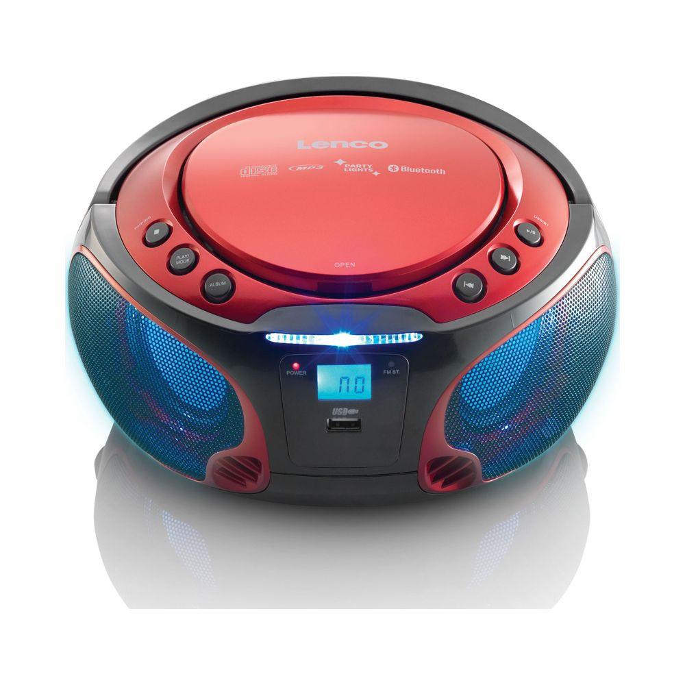 Lenco  Lenco SCD-550 Digital 3,6 W FM Rot Playback MP3 