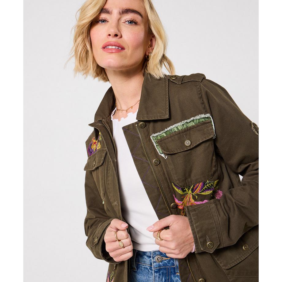 Joe Browns Bestickte Jacke im Militärstil  