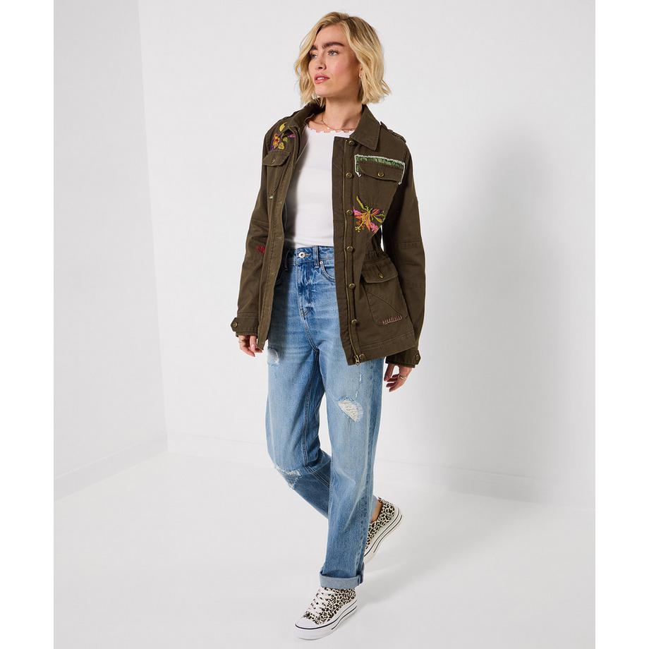 Joe Browns Bestickte Jacke im Militärstil  