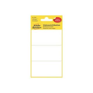 Avery-Zweckform AVERY ZWECKFORM Etiketten 76×39mm 3081Z weiss 18 Stück  