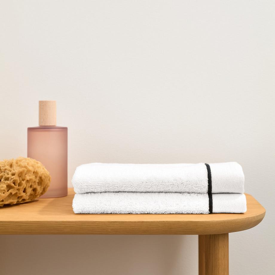 La Redoute Intérieurs Lot 2 serviettes d'invité  