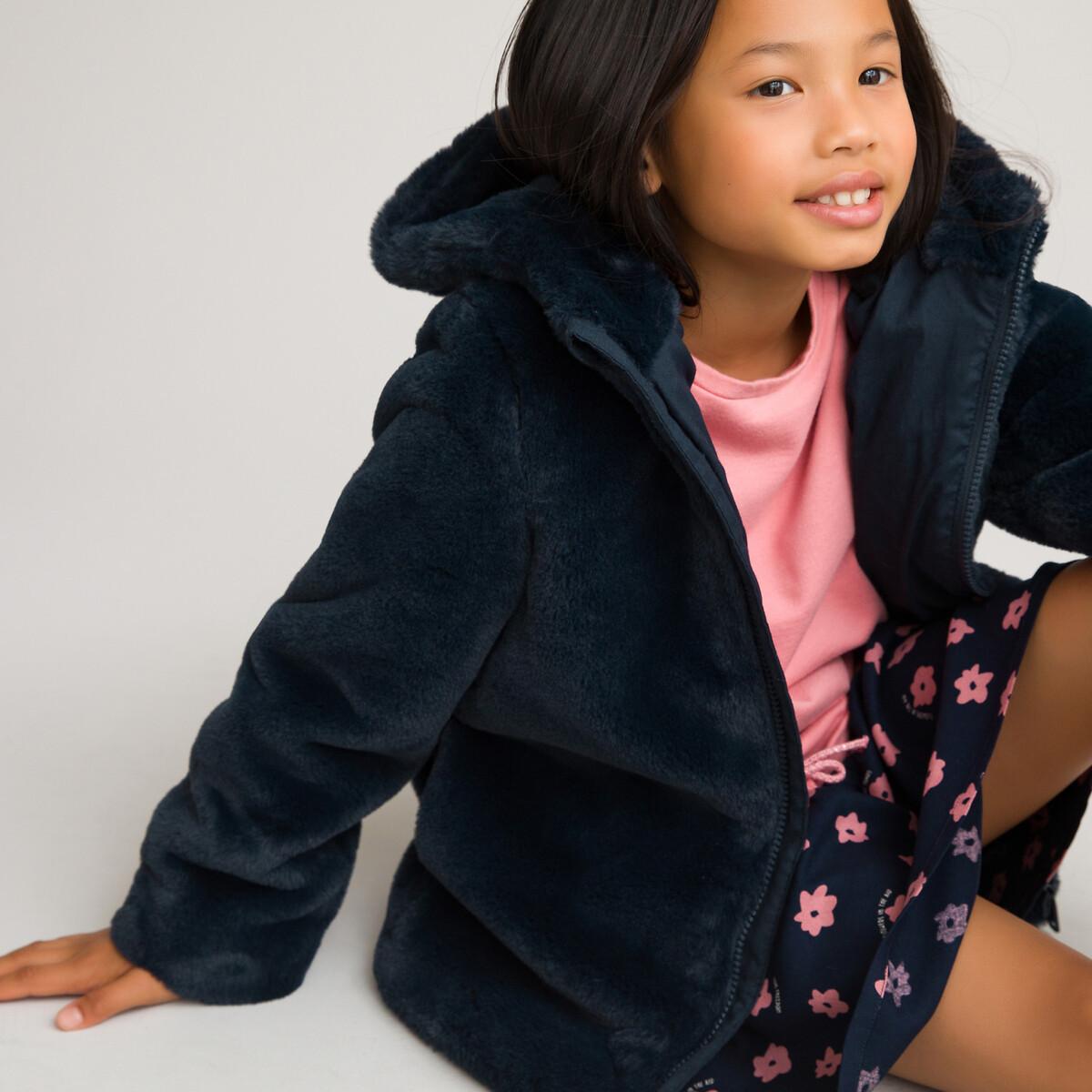 La Redoute Collections  Manteau tissu duveuteux à capuche&nbsp; 