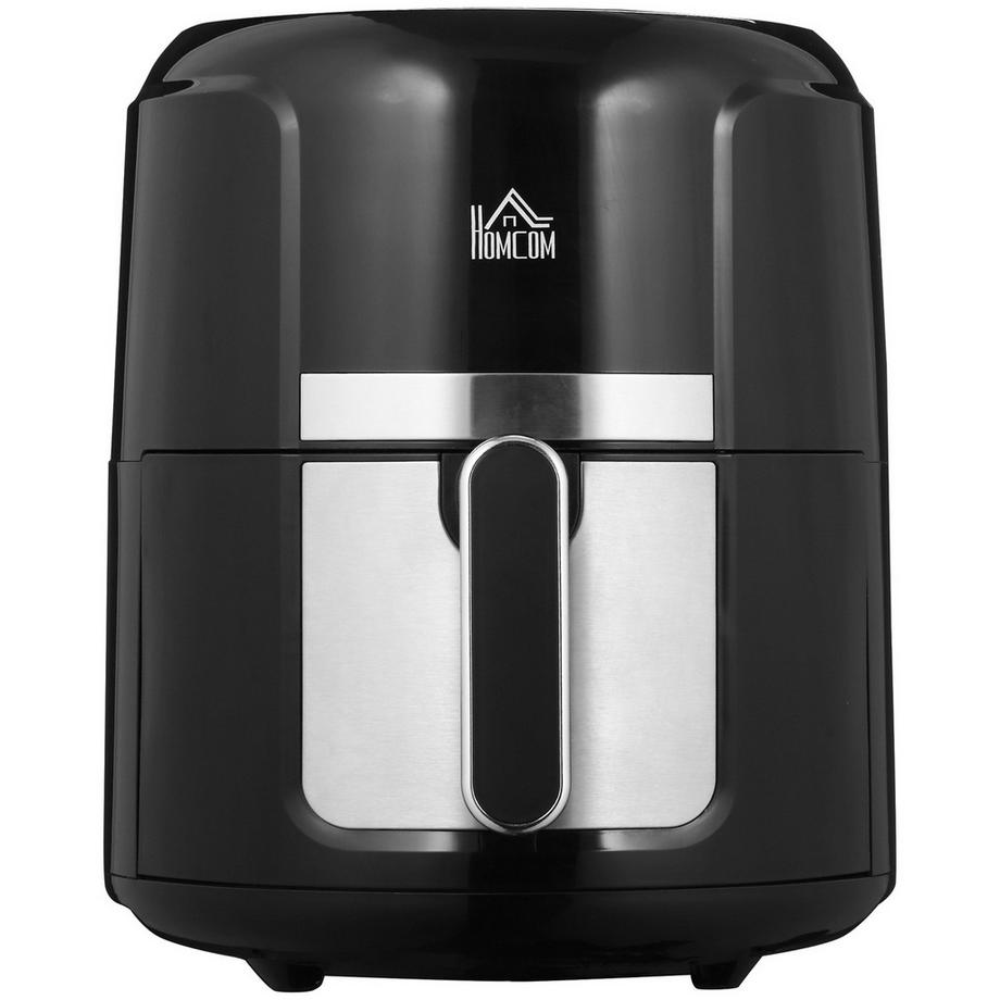 Northio  Heißluftfritteuse 4L Airfryer mit 12 Programmen, 60 Min Timer, antihaftbeschichtetem Korb, 1300W Fritteuse ohne Öl, mit Überhitzungsschutz, LED-Touch-Display, Schwarz 