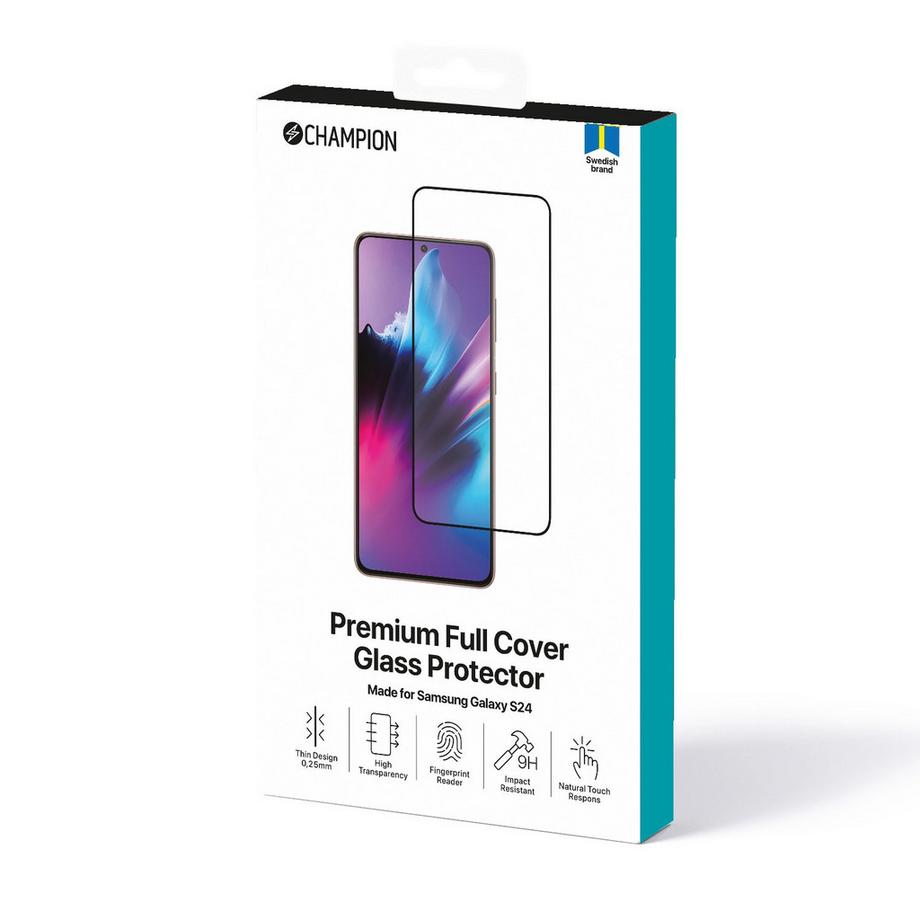 Champion  Displayschutzfolie Galaxy S24 Schwarz 