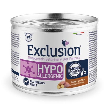 Exclusion  Vet Hypoallergenic Adult All Breeds Rabbit - Multipack 