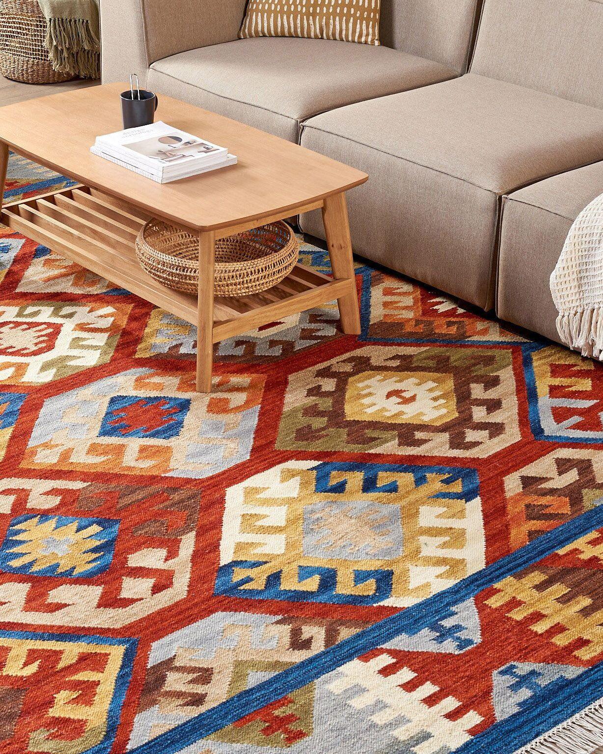 Beliani Tapis en Laine Rustique JRVESH  