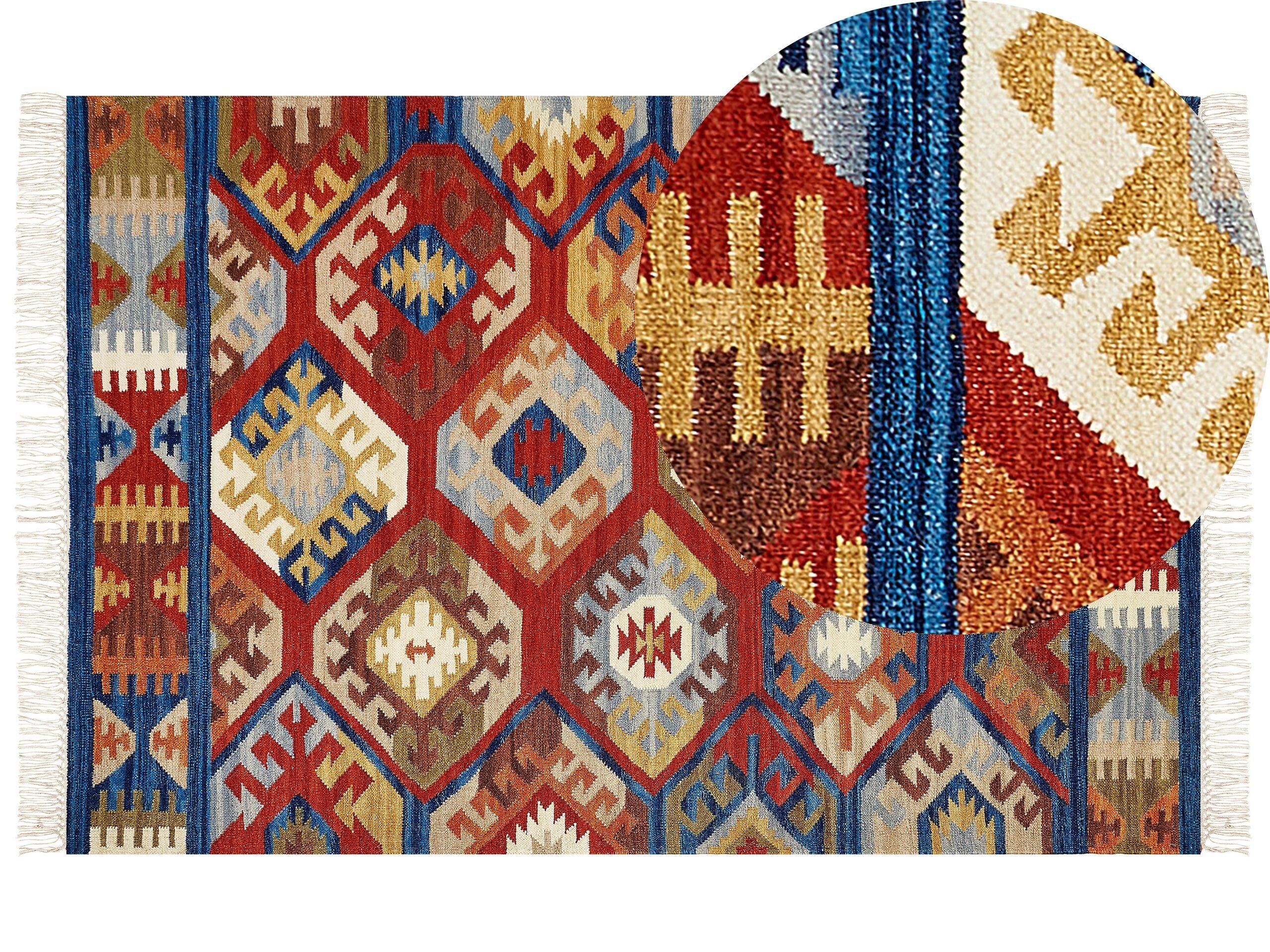 Beliani Tapis en Laine Rustique JRVESH  