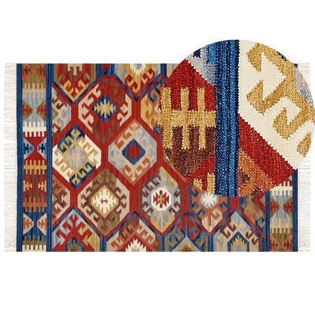 Beliani Tapis en Laine Rustique JRVESH  