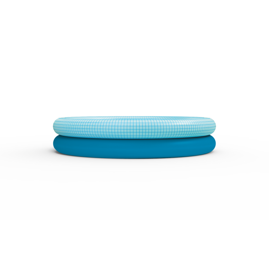 Quut  Dippy, Inflatable pool (Ø 120cm), ocean, Quut 