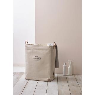 AQUANOVA Aquanova Lubin panier à linge 113 L Rectangulaire Coton, Polyester Beige  