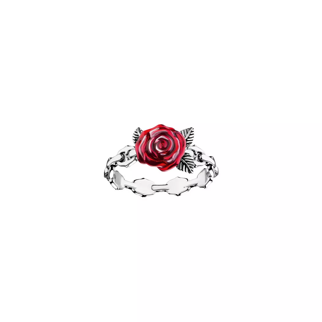THOMAS SABO - Ring Roses Romance Viktorianisches Rosendesign, 19MM, Rosso