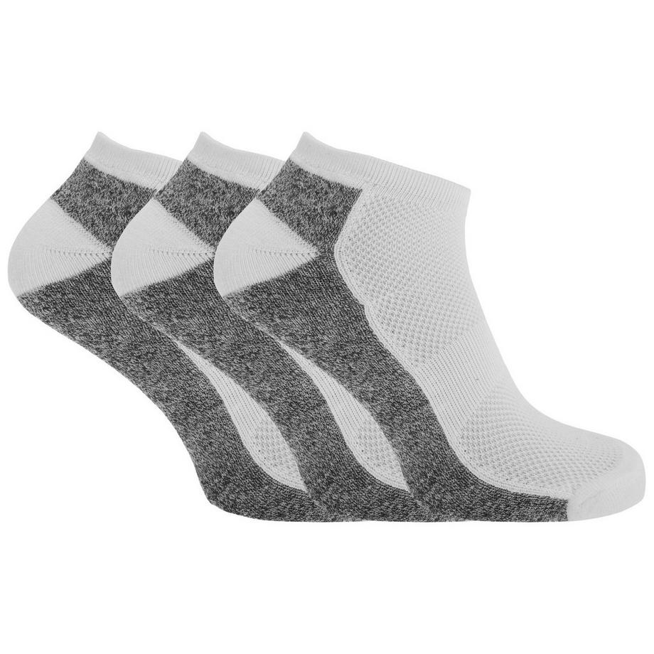 Füßlinge Sneakersocken mit hohem Baumwollanteil, 3erPack
