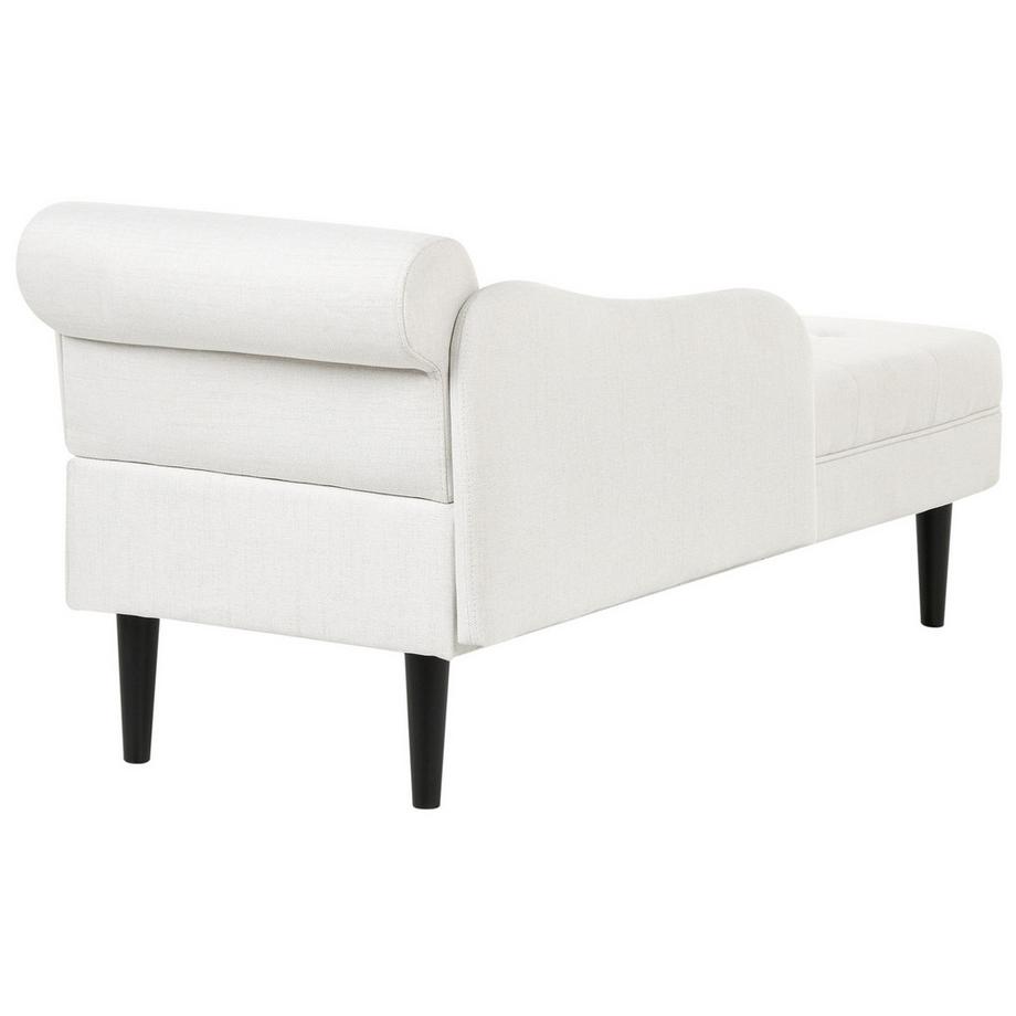 Beliani Chaise longue côté droit en Tissu  YVOIRE  