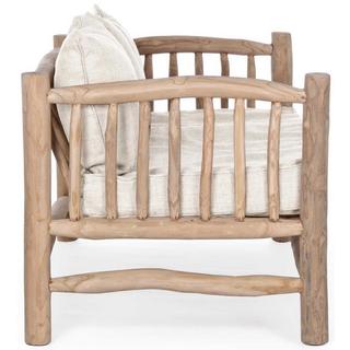 mutoni Canapé avec coussin Sahel nature 140  