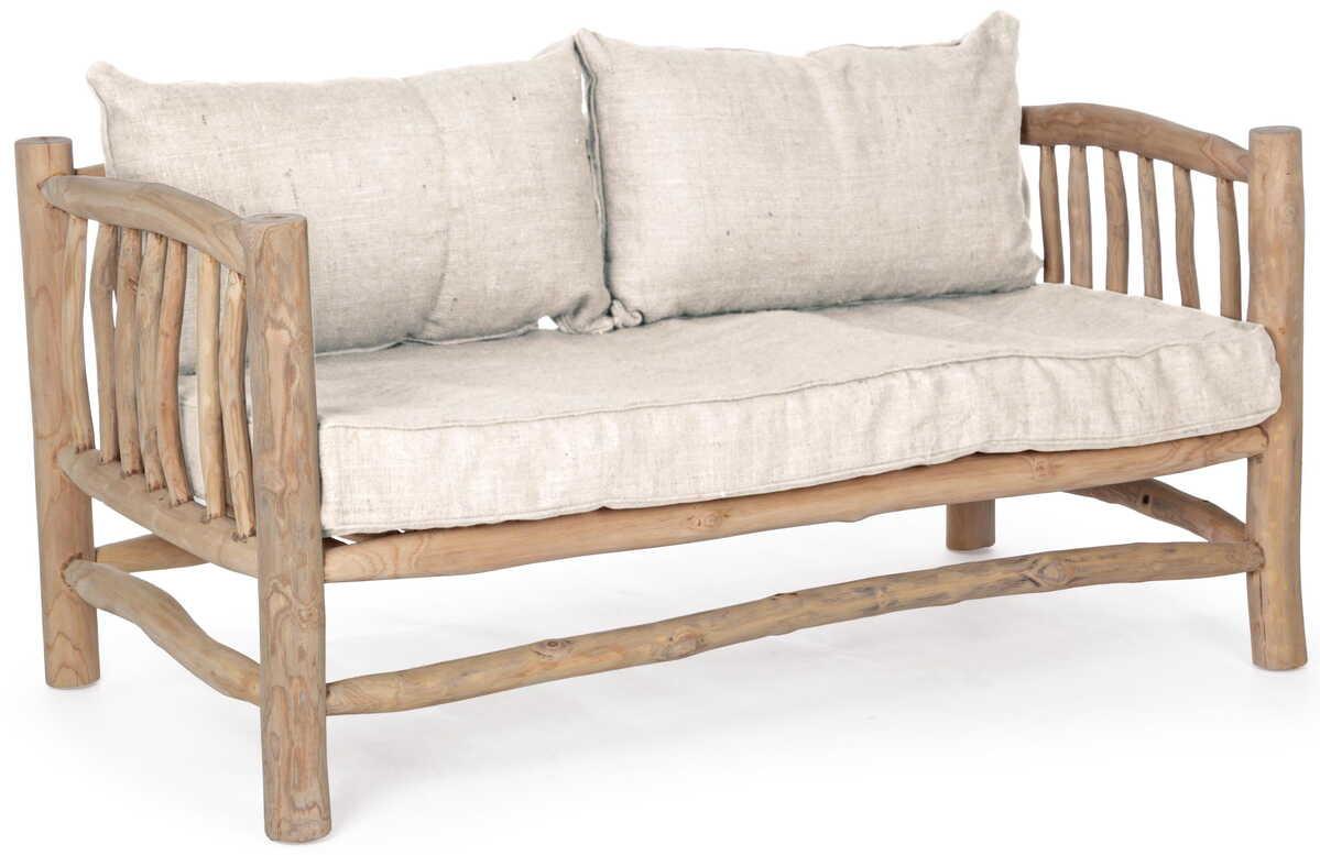 mutoni Canapé avec coussin Sahel nature 140  