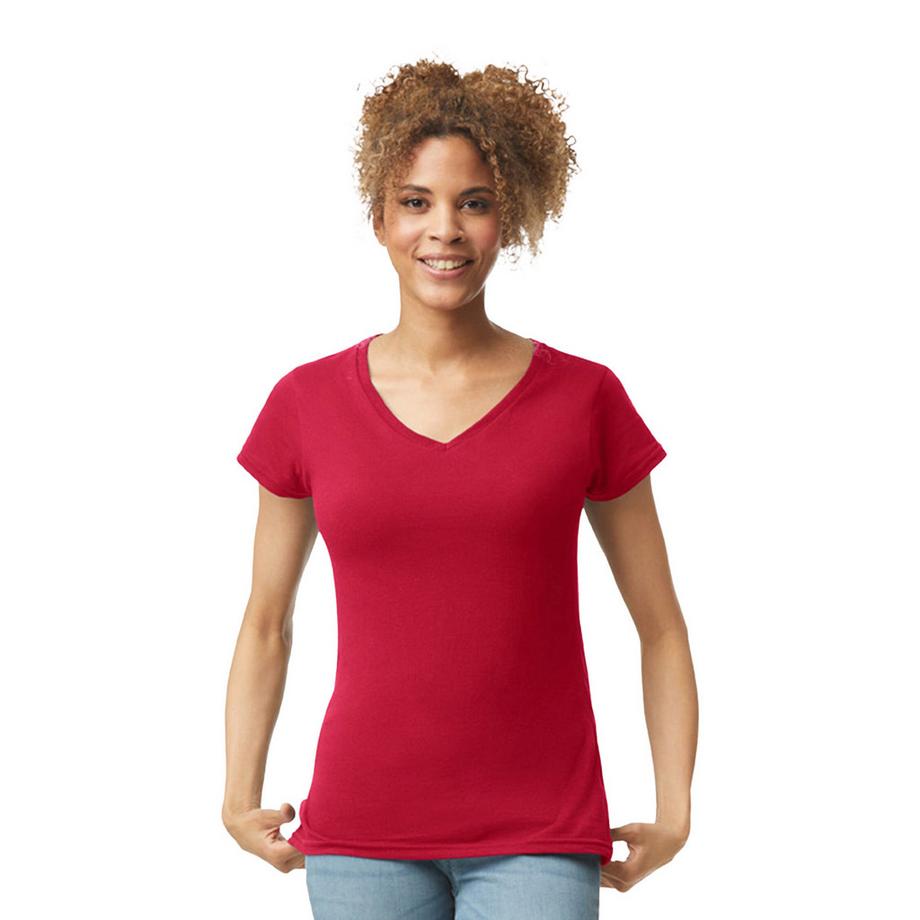 Gildan Maglietta Softstyle Scollo a V  