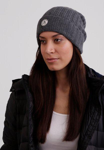 CASH-MERE.CH Kaschmir Rib Mütze  