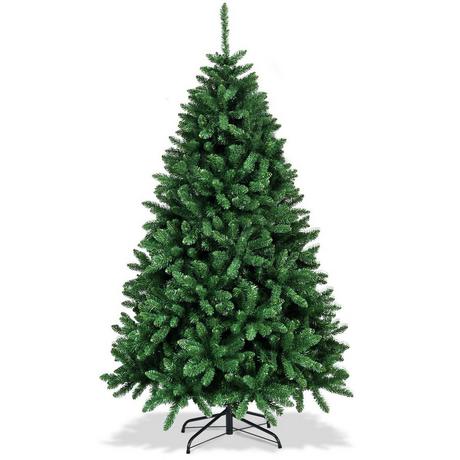Northix Weihnachtsbaum 183 cm Künstlicher Christbaum Tannenbaum mit faltbarem Metallständer  