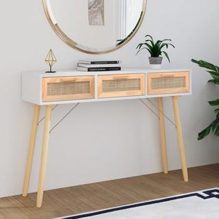 VidaXL Table console bois de pin  