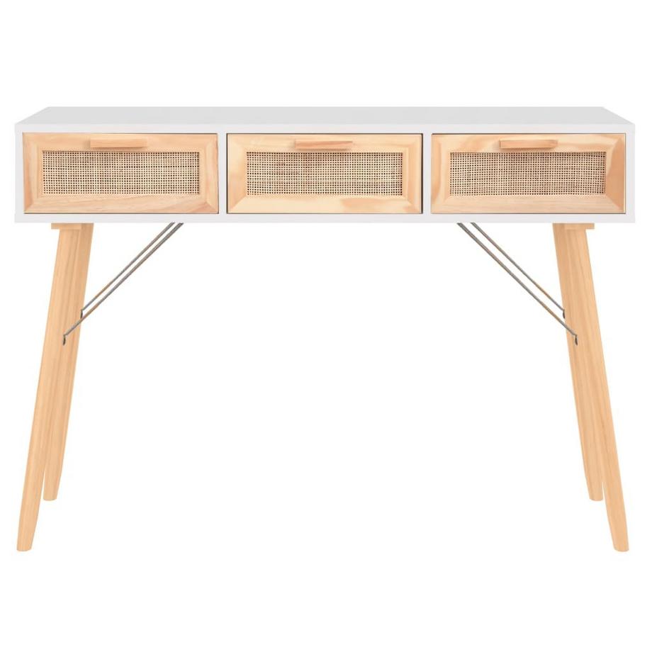 VidaXL Table console bois de pin  