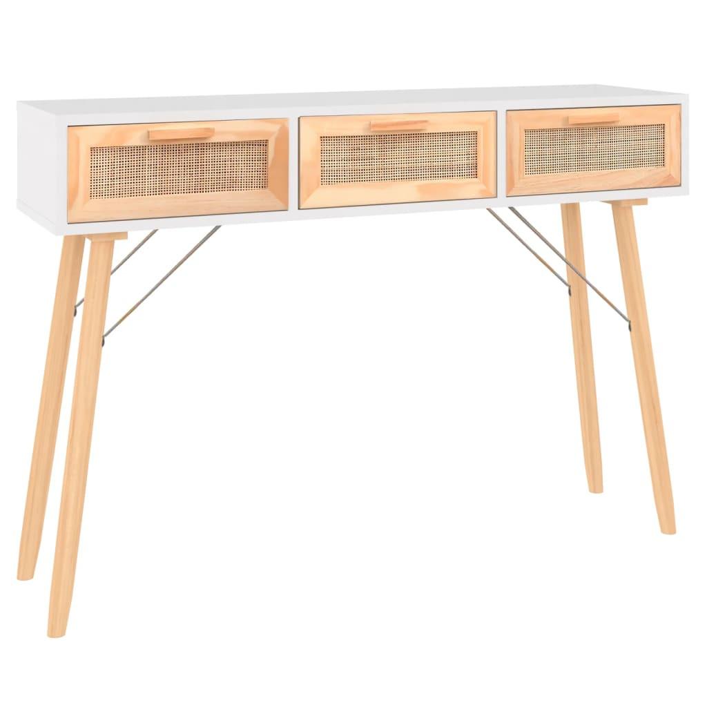 VidaXL Table console bois de pin  