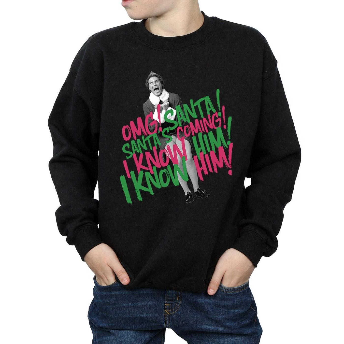 Elf  Santa's Coming Sweatshirt 