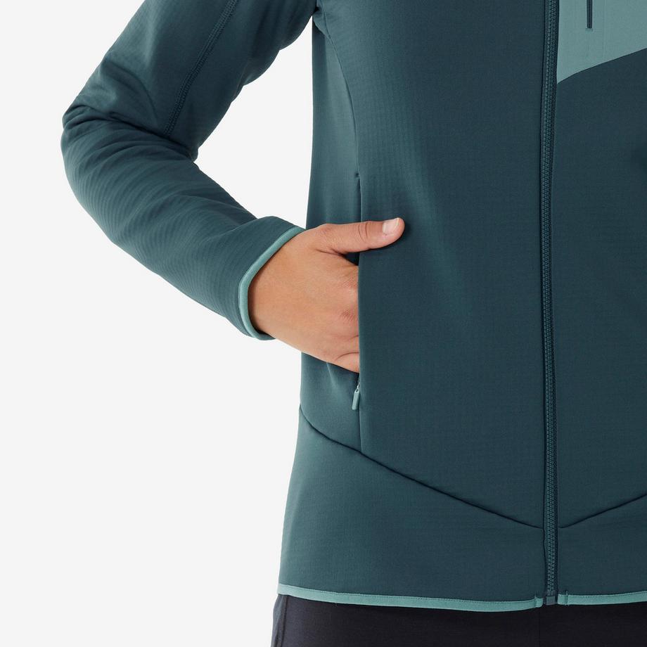 QUECHUA Fleece Wanderjacke  