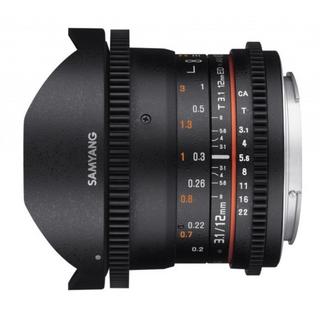 Samyang  Samyang 12mm T3.1 Vdslr ed als NCS Fisheye (Canon) 