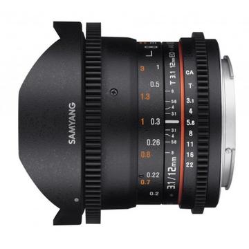 Samyang 12mm T3.1 Vdslr ed als NCS Fisheye (Canon)