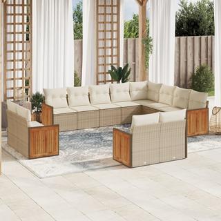 VidaXL Garten sofagarnitur poly-rattan  