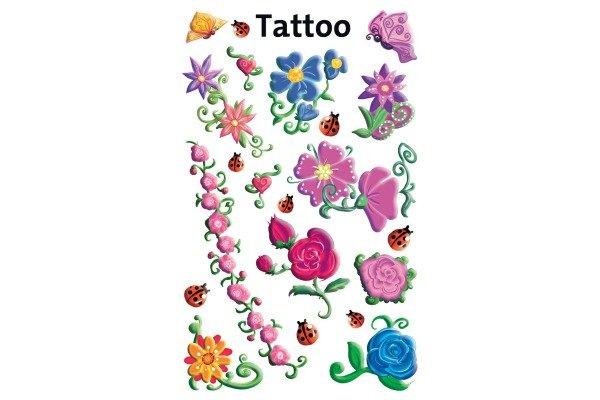 Z-DESIGN Z-DESIGN Sticker Tattoo 56691 Blumen 3 Stück  