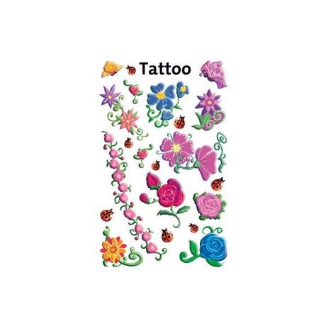 Z-DESIGN Z-DESIGN Sticker Tattoo 56691 Blumen 3 Stück  