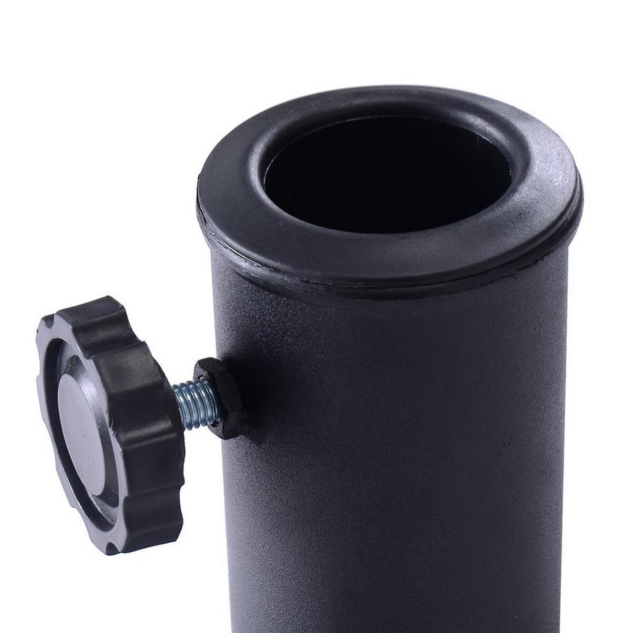 Northix Sonnenschirmständer Marktschirmständer Sonnenschirmfuß Balkonschirmständer halbrund  