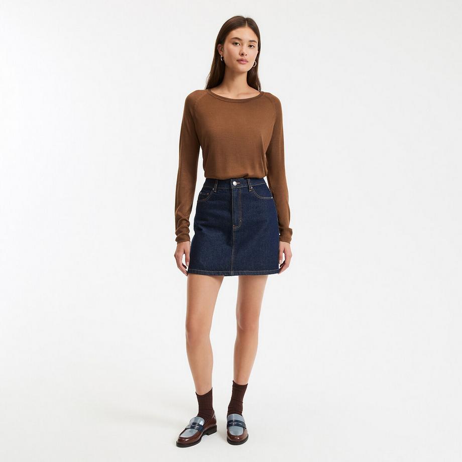 La Redoute Collections Pullover girocollo in maglia fine  