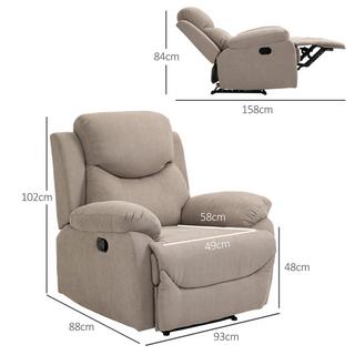 HOMCOM Fauteuil de relaxation  