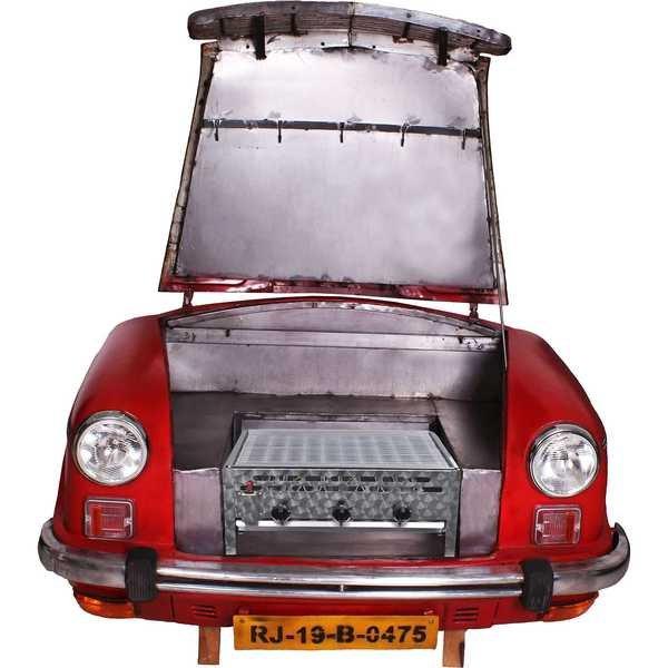 mutoni Grill Carbecue rouge 168x95x104  