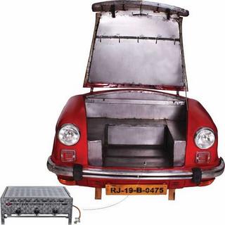 mutoni Grill Carbecue rouge 168x95x104  