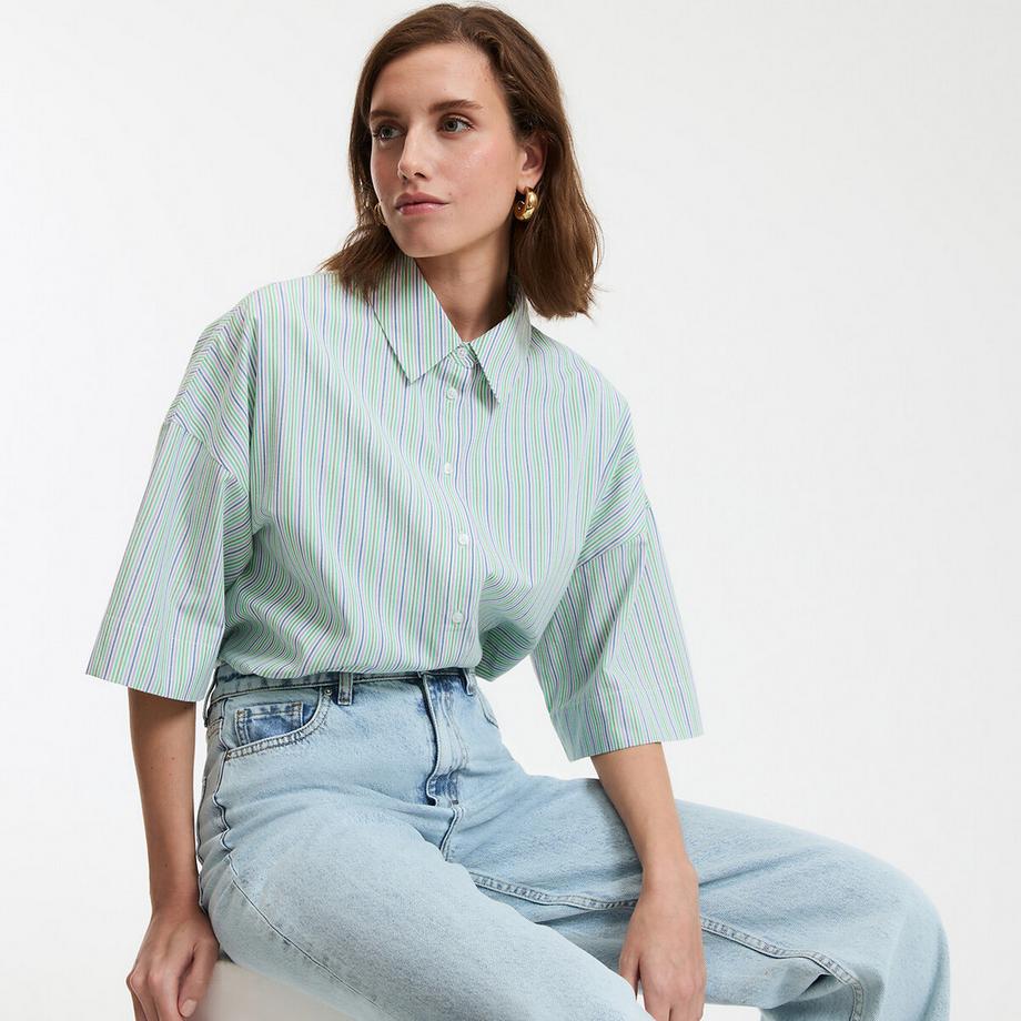 La Redoute Collections Camicia ampia a righe  