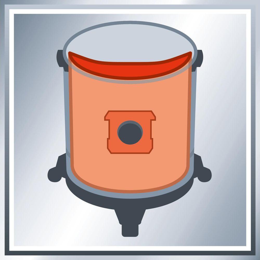 Einhell 15 L Papierbeutel für Nass-Trockensauger TC-VC 1812 & TC-VC 1815  