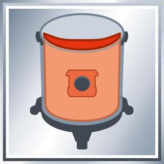 Einhell 15 L Papierbeutel für Nass-Trockensauger TC-VC 1812 & TC-VC 1815  