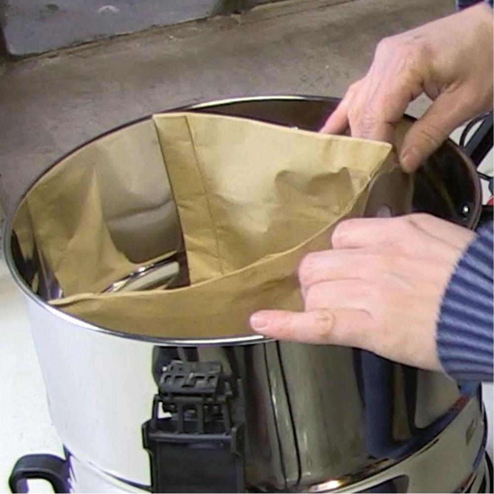 Einhell 15 L Papierbeutel für Nass-Trockensauger TC-VC 1812 & TC-VC 1815  