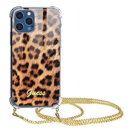 GUESS  Cover Leopardata iPhone 12 Pro Max Guess 