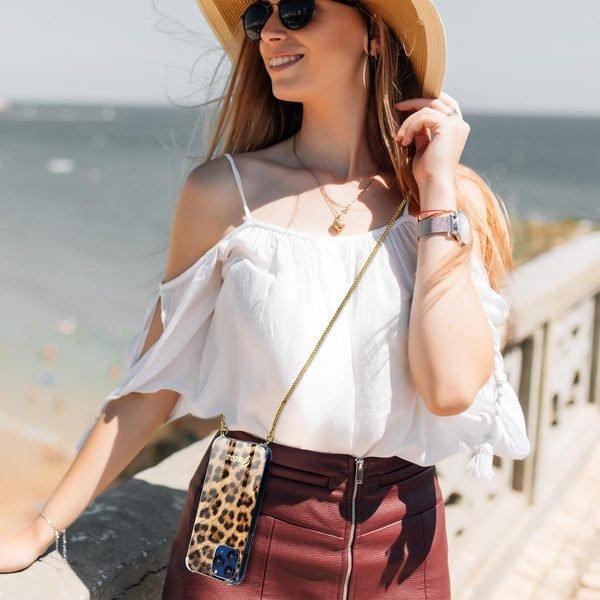 GUESS  Cover Leopardata iPhone 12 Pro Max Guess 