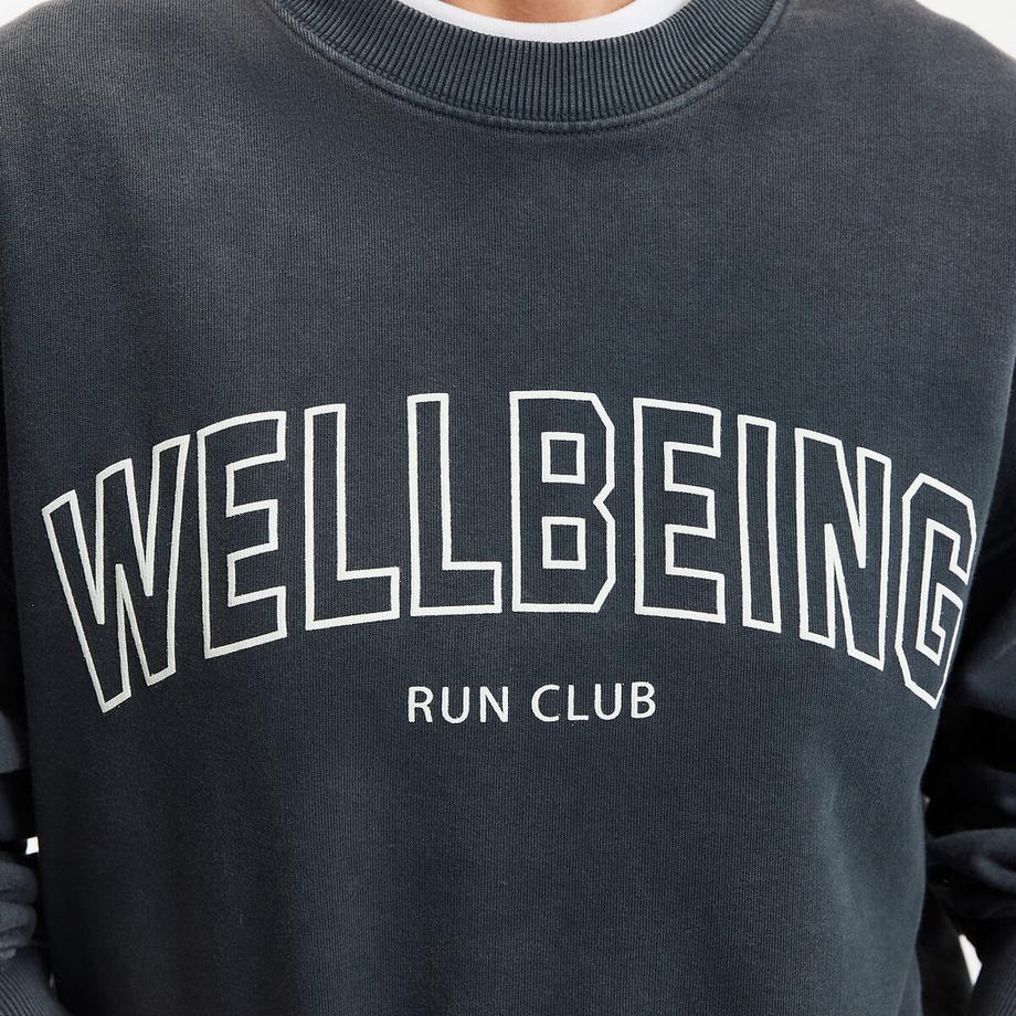 La Redoute Collections Sweatshirt mit Aufschrift  