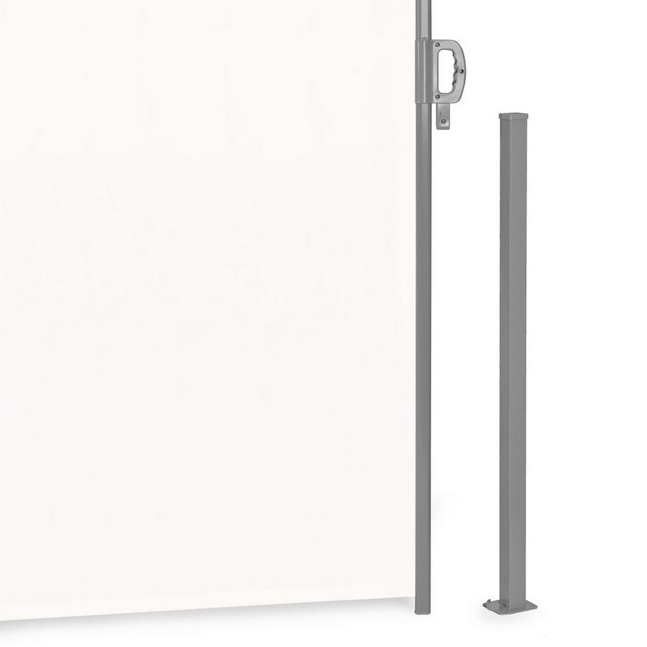 B2X Tenda laterale pieghevole, tenda a rullo, protezione per giardino, terrazza, beige  