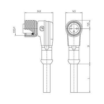 Anschlussleitung M12 Serie 1205