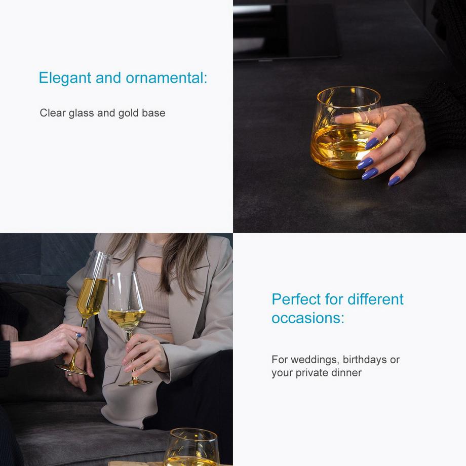 Intirilife 2x Trinkglas  