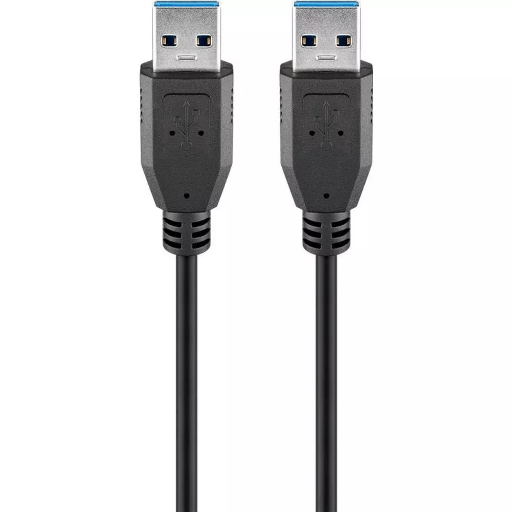 Manhattan Cavo Usb 3.0 Tipo A/a M/m 0,5 Mt Nero
