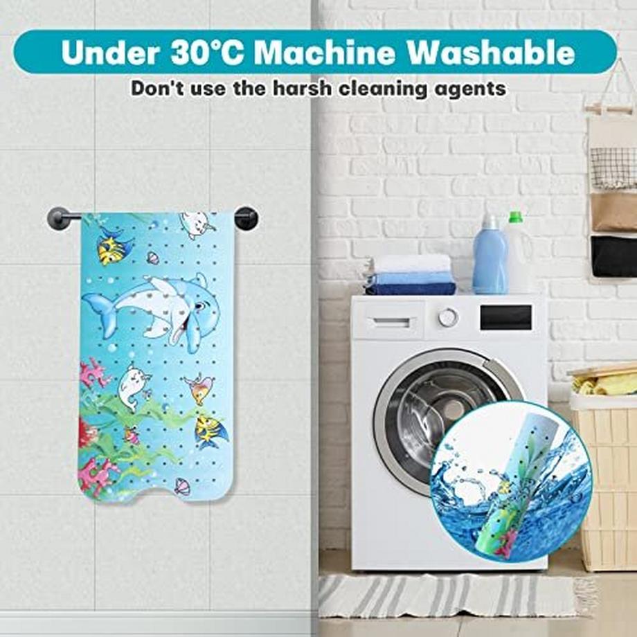 Activity-board Kinderbadematte, Antirutschmatte 100 x 40 cm Duschmatte Duschmatte Rutschfeste Badematte  