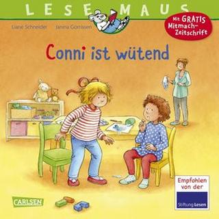 LESEMAUS 86: Conni ist wütend Schneider, Liane; Görrissen, Janina (Illustrationen); Rueda, Marc (Illustrationen) Gebundene Ausgabe 